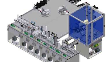 CAD-Modell der Lern- und Testumgebung