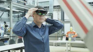 Interaktion mit der Hololens