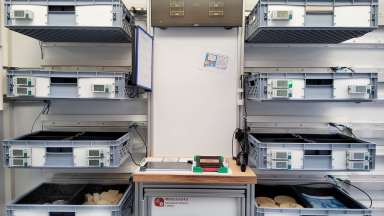 Pick-by-Light System von der Firma SpeedyPick im Einsatz 