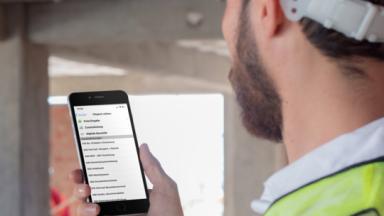 Digitale Zeiterfassung an der Baustelle