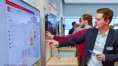 Info-Point des Mittelstand 4.0-Kompetenzzentrum Chemnitz | © Wolfgang Schmidt