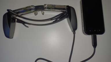 Moverio BT-40 - Ansicht von oben