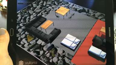 digitale Produktplanung mit AR-Tablet