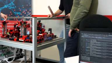 Fischertechnik Modellfabrik zur Digitalisierung der Produktion | Foto: Aleksandra Himstedt / BIBA