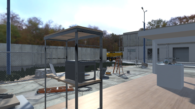 Baustelle des virtuellen KI EscapeROOMs