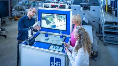 Demonstrator im Technikum