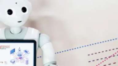 Der soziale, humanoide Roboter "Pepper" ist er ein sympathisches Beispiel für die Anwendung von KI.
