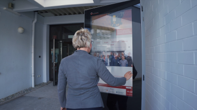 Digitaler Innovationspfad - Outdoor-Stele