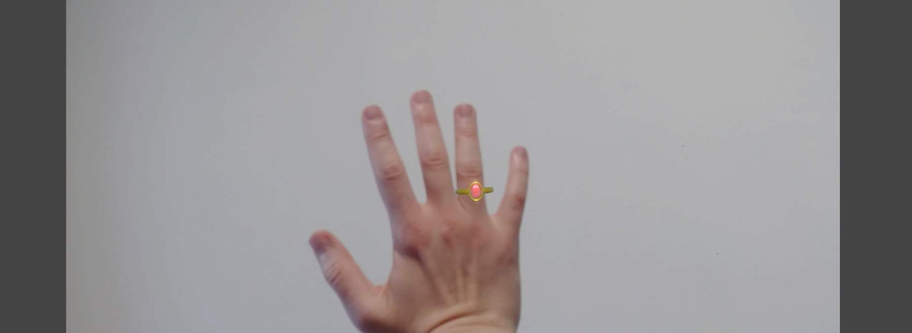 Anzeigen des Ringmodels am Finger