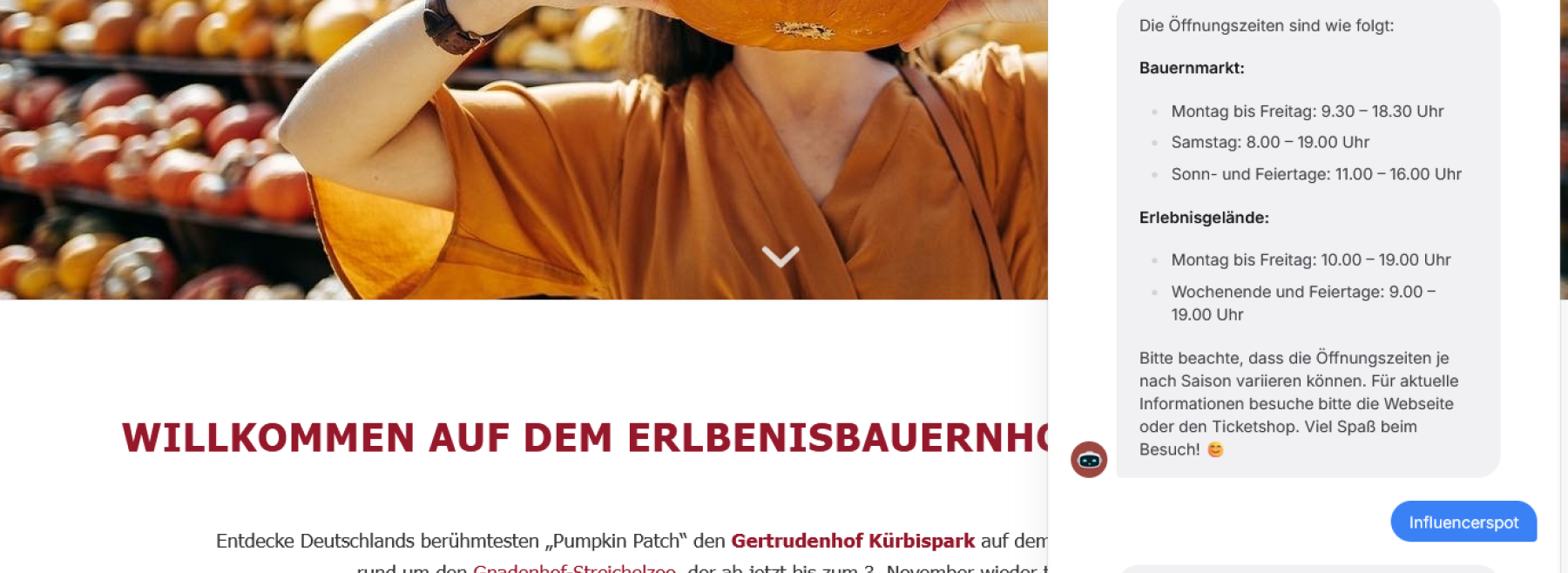 Chatbot Gertrudenhof