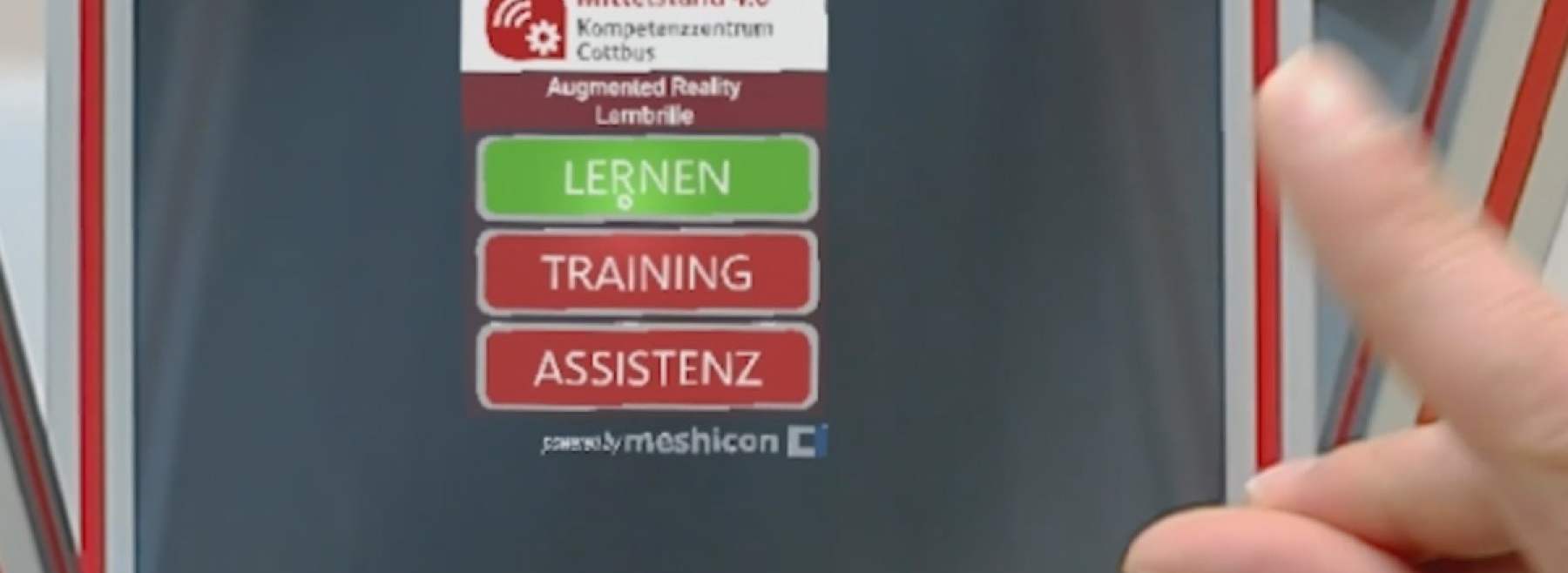Interaktion mit der Hololens im LTA-Modul