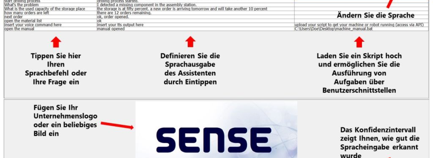 einfache Programmierplattform von ParagonSemvox mit Sense