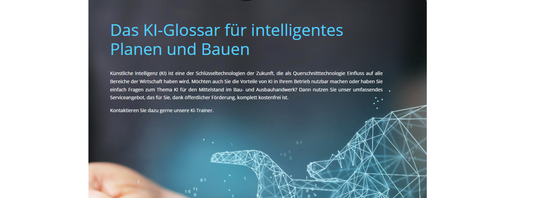 KI-Infoplattform Planen und Bauen