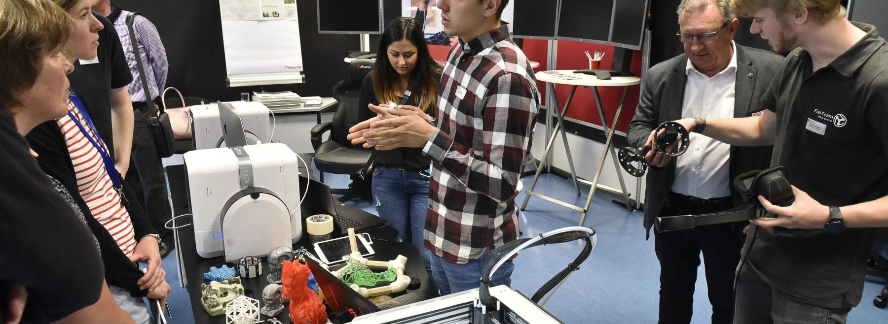 Demonstration zum Thema 3D-Druck in der Offenen Werkstatt Hagen, ©Birgit Andrich