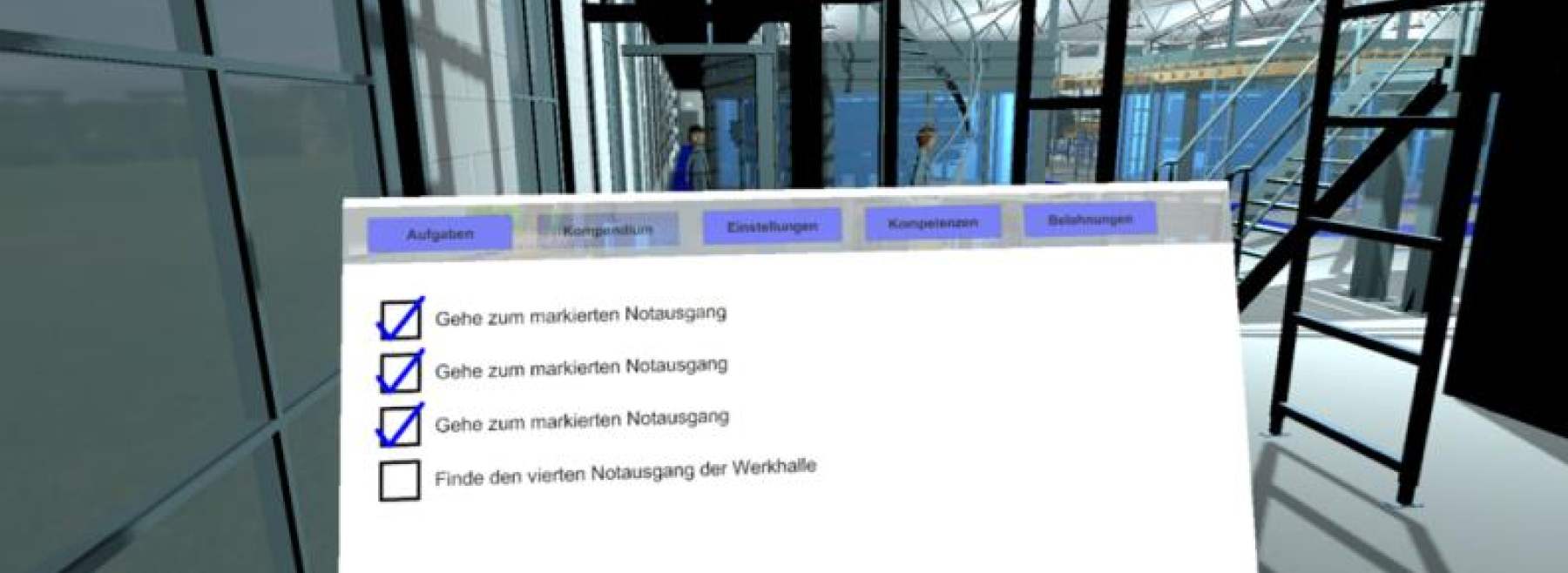 AR-Anweisungen in einer Fabrik