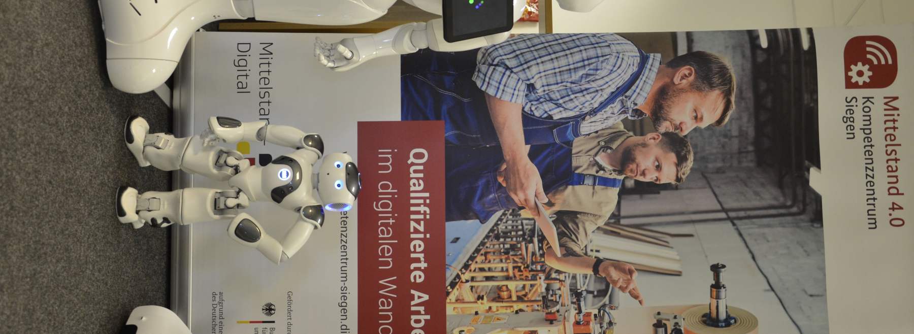 Beispielbild des Roboters mit anderen Robotern des Standortes
