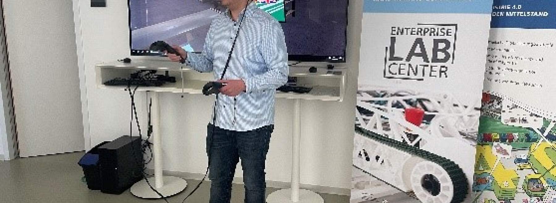 Ausschnitt aus dem Escape Game - Nutzung VR-Demonstrator