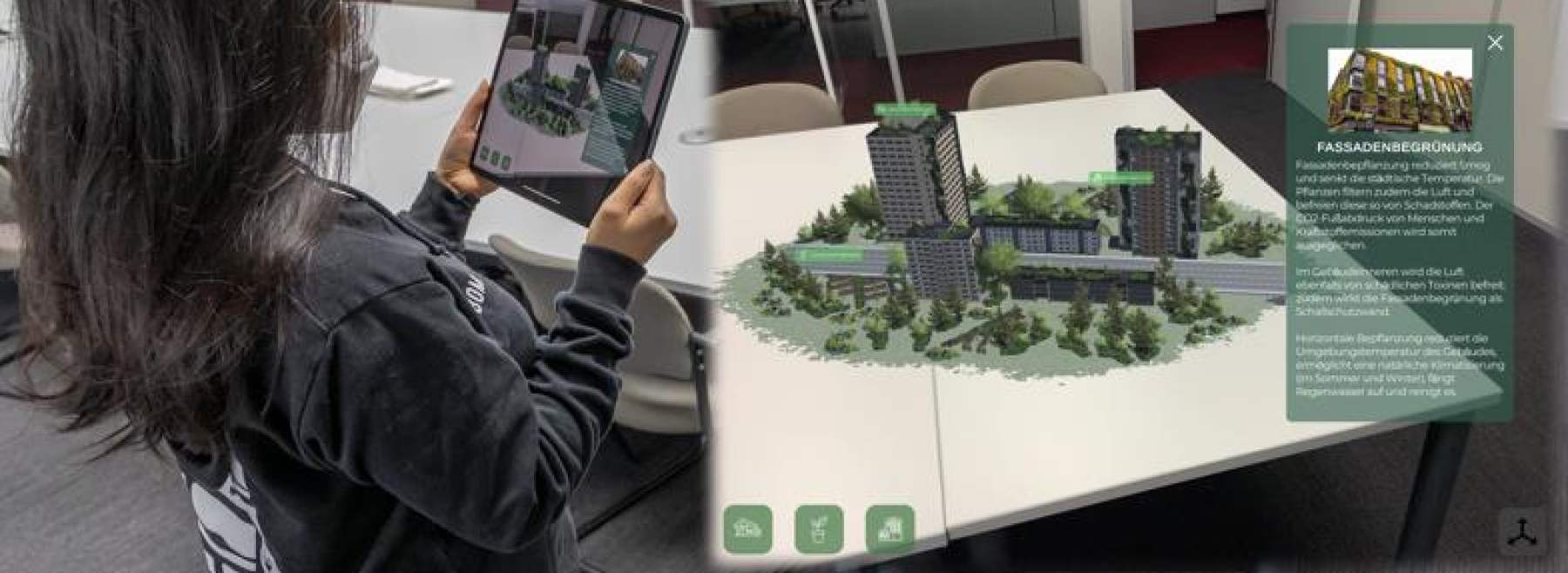 AR-App in der Anwendung