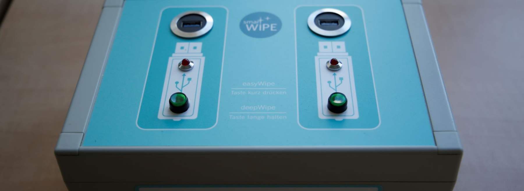 Ansicht SmartWipe von oben/vorne