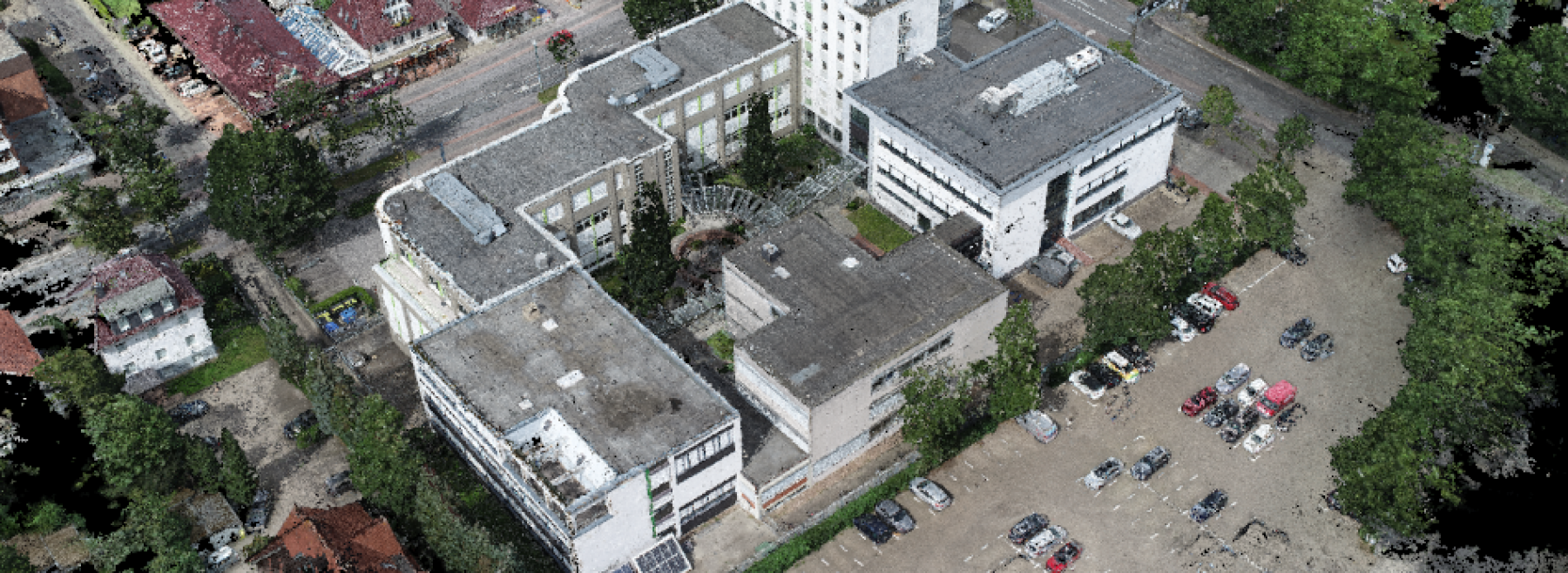 Erzeugtes Bild nach Außenmessung der Drohne