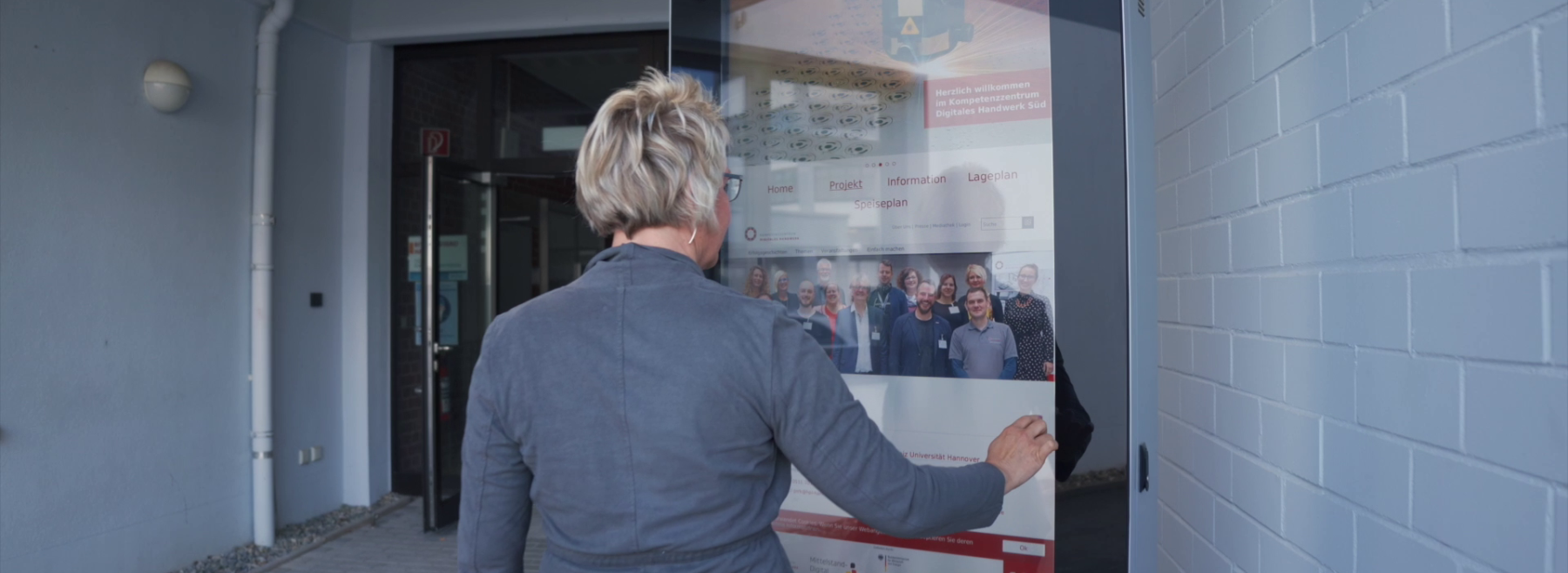 Digitaler Innovationspfad - Outdoor-Stele